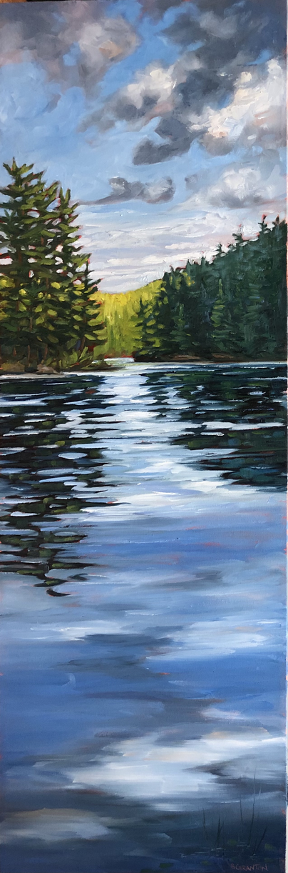 Reflections on Costello Lake -Algonquin Park 36/12” 