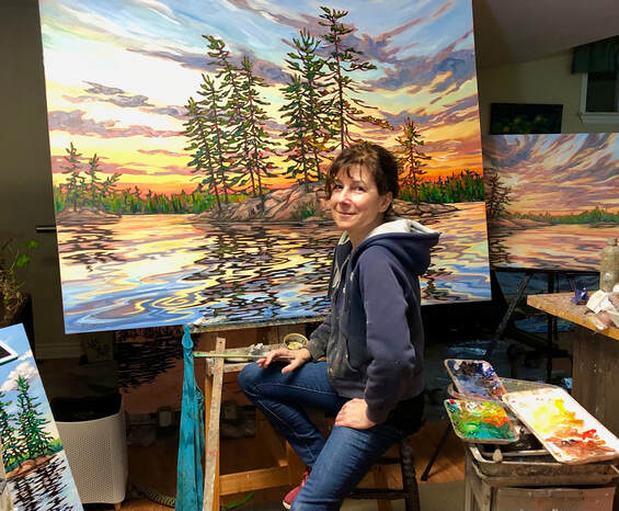 professional Canadian Landscape Artist, Famous Canadian Artist, Canadian Painter, Oil painter, 
